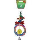 Boon Vogelspeelgoed Ring Raffia Met bel -26 cm 