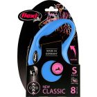 Flexi Rollijn CLASSIC Cord Small Blauw -8 meter