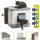 Moderna kattentoilet/slaapmand Cat Concept,-grijs
