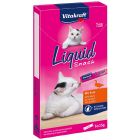 Vitakraft Cat Liquid Snack Eend & B-Glucaan - 6  x15 gr