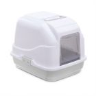 Imac Kattenbak Easy Cat Wit / Lichtgrijs  - 50x40x40 cm