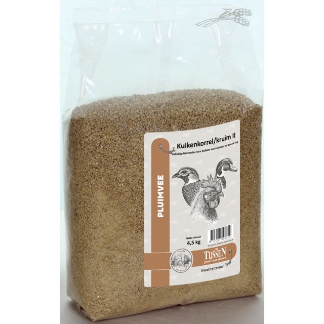 Tijssen Kuikenkorrel/kruim II -4.5 kg 