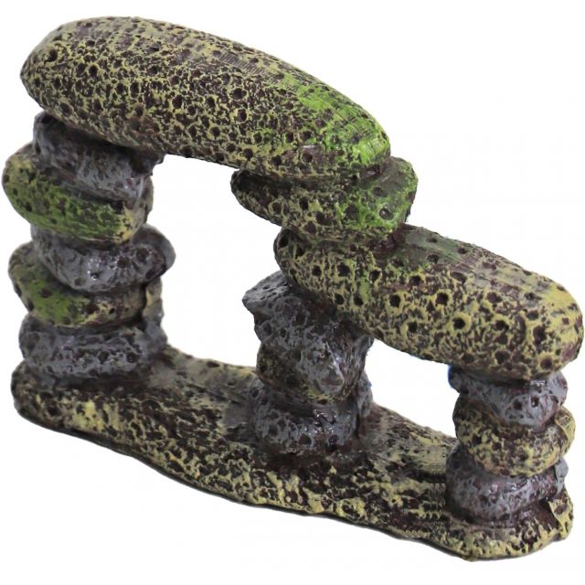Boon Aqua Deco Ornament Polyresin Kiezels Met 2 Doorgangen- 10×7 cm