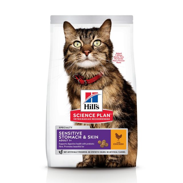 Hill's Feline Adult Sensitive Stomach & Skin - 1.5 kg 