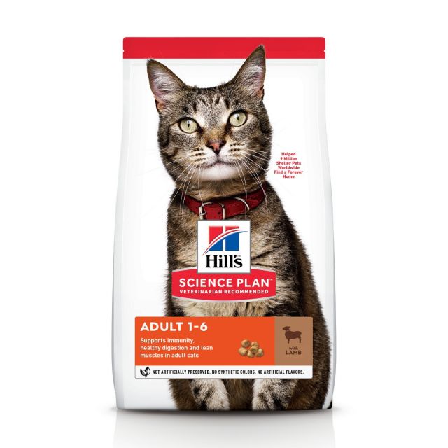 Hill's Feline Adult Optimal Care Lam - 10 kg 
