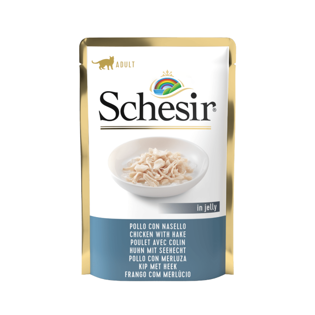 Schesir Cat Pouch Chicken & Cod -85 gram