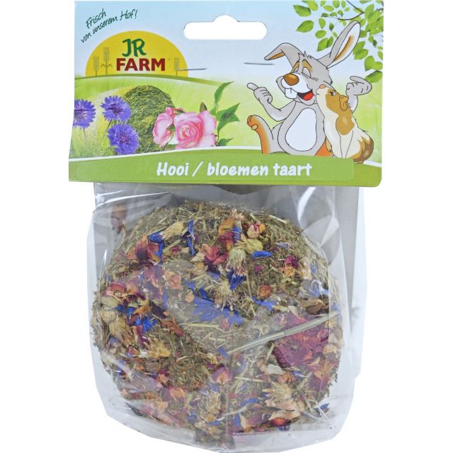 JR Farm Knaagdier Hooi-/Bloementaart- 75 gram