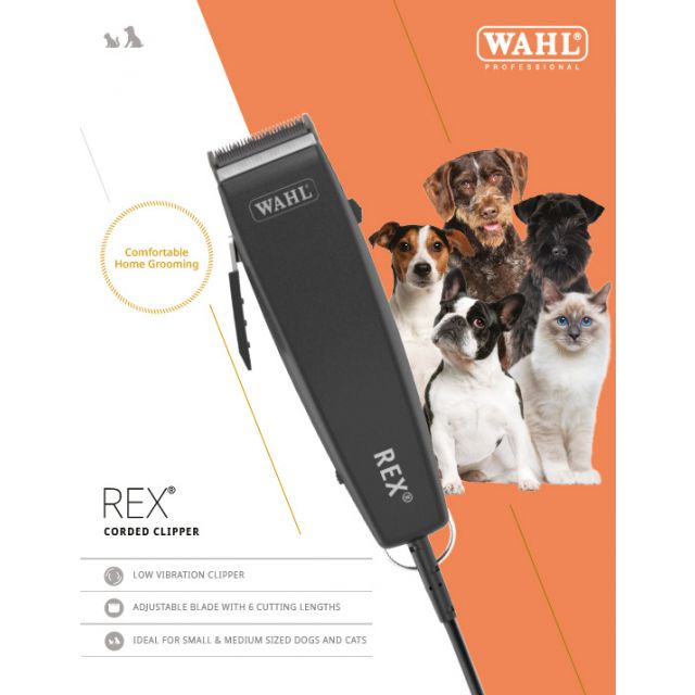 Wahl Tondeuse Rex Zwart 