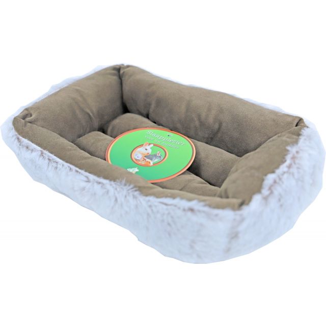 Divan Hamster Bed Pluche Bruin - 30x20x8 cm