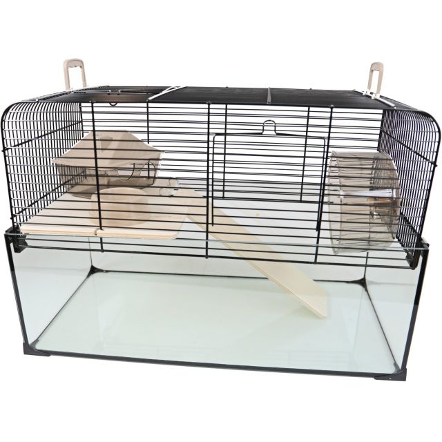 Interzoo Hamsterkooi Vision 51 Zwart 