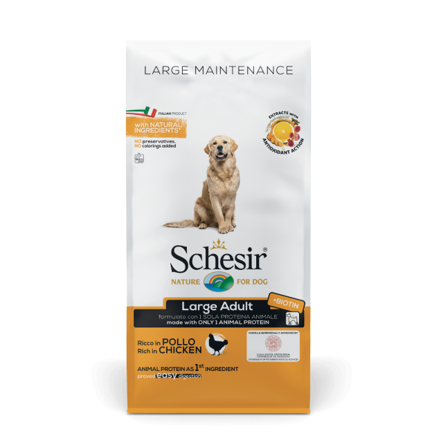 Schesir Hond Dry Large Main Chicken -12 kg 