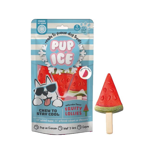 Pup Ice Hondenijsje Fruit Lollie Watermeloen  -3 stuks