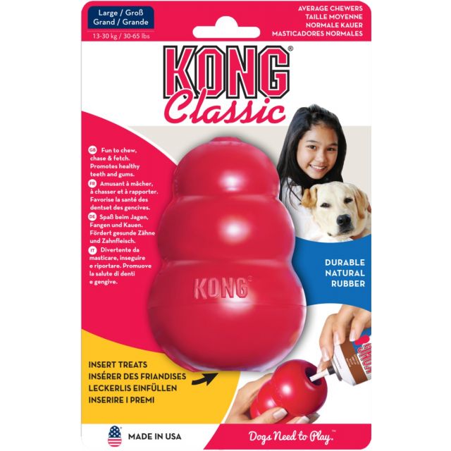 KONG Classic Rood  Large -