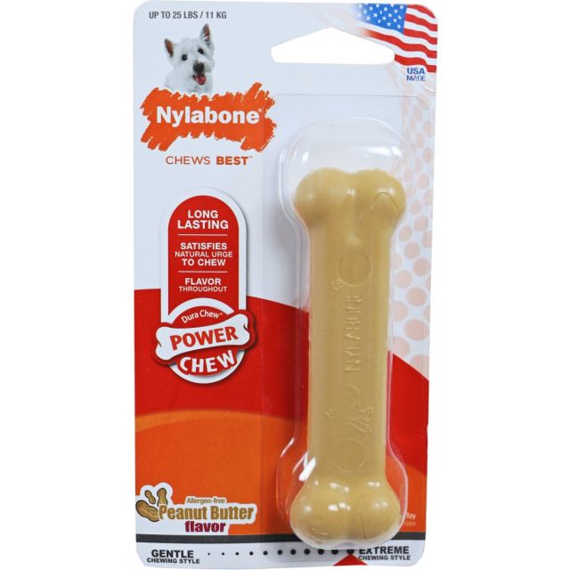 Nylabone Dura Chew Bot Peanutbutter- Regular S