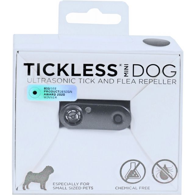 Tickless Mini Dog Teek en Vlo Verjager Zwart  OP=OP