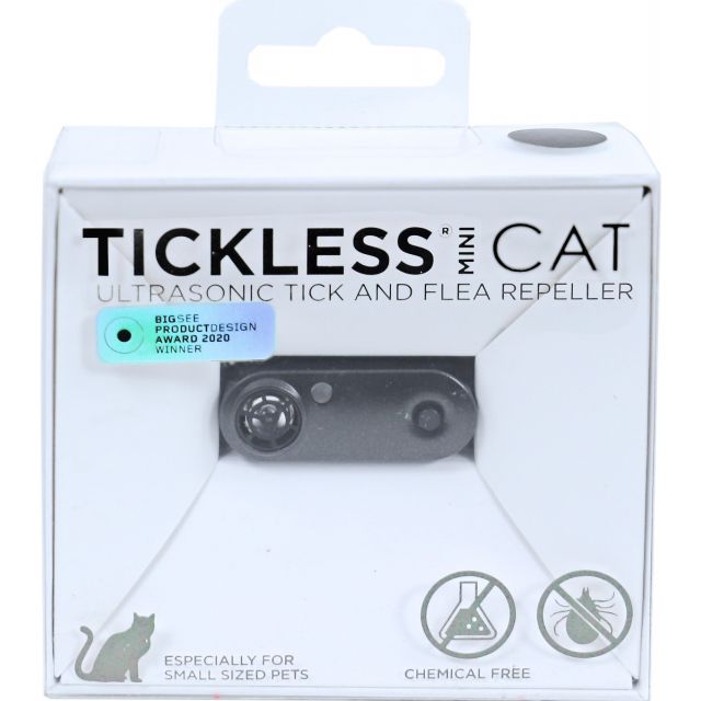 Tickless Mini Cat teek en Vlo Verjager Zwart  OP=OP