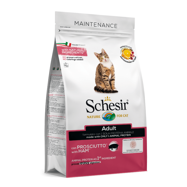 Schesir Kat Dry Adult Ham -400 gram