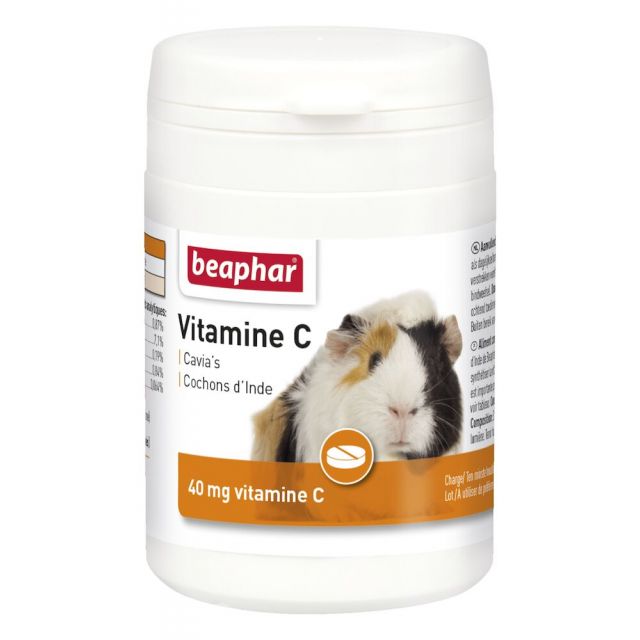 Beaphar Vitamine C tabletten voor Cavia - 180 stuks