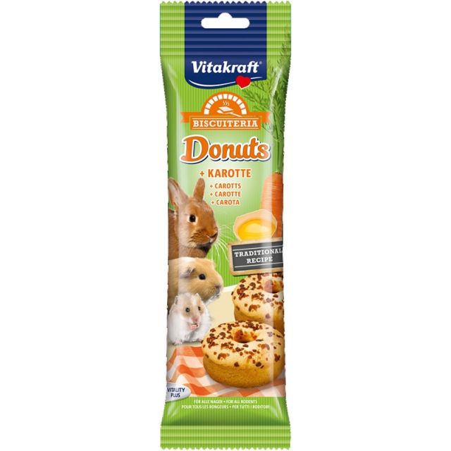 Vitakraft Donuts Wortel Knaagdier & Konijn -18 gram