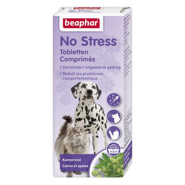 Beaphar No Stress Tabletten  Hond / Kat - 20 stuks