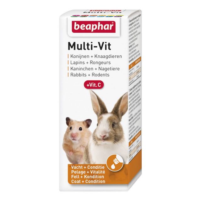 Beaphar Multi-Vit Konijnen en Knaagdieren -50 ml