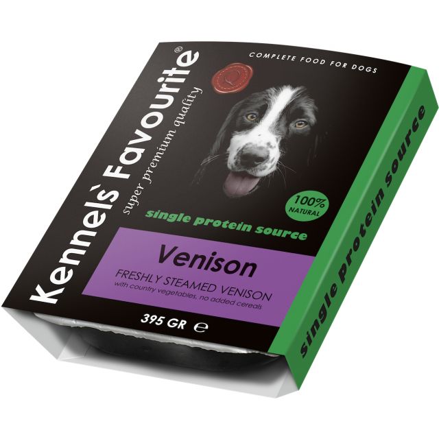 Kennels Favourite Steamed Venison -10 x400 gram 