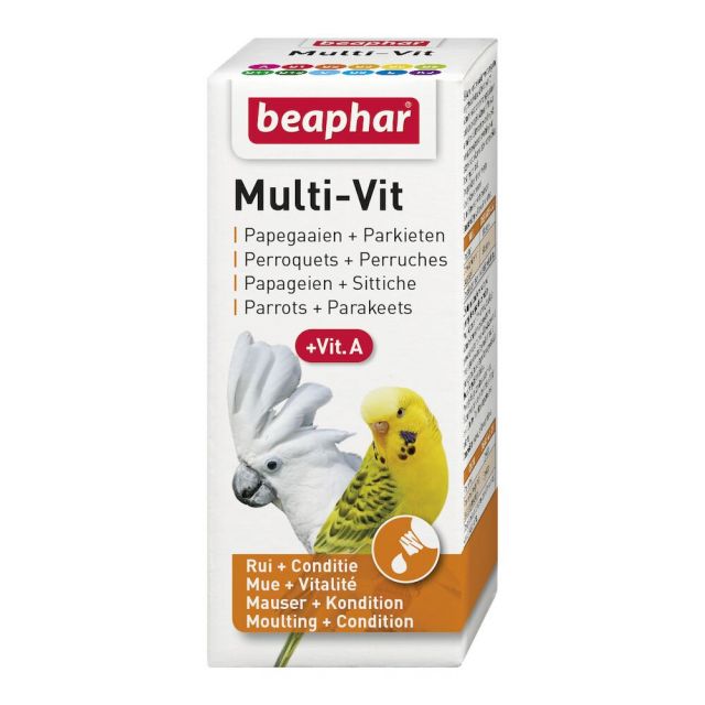 Beaphar Multi-Vitamine Papegaai & Parkieten - 20 ml