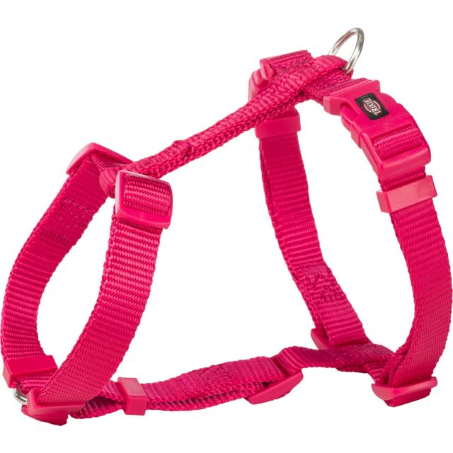 Trixie Premium H-Tuig L  60–87 cm/25 mm  Fuchsia