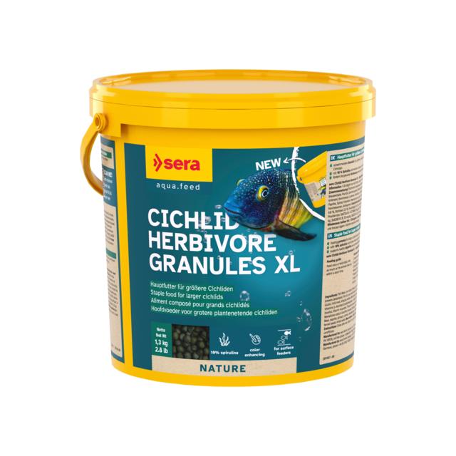Sera Cichlid Herbivore Granules XL Nature -3800 ml