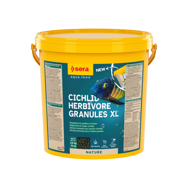 Sera Cichlid Herbivore Granules XL Nature - 3.6 kg 