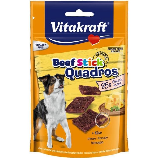 Vitakraft Beef Stick Quadros Kaas -70 gram