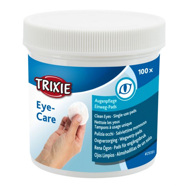 Trixie Eye Care Reinigingspads Voor Ogen -100 stuks