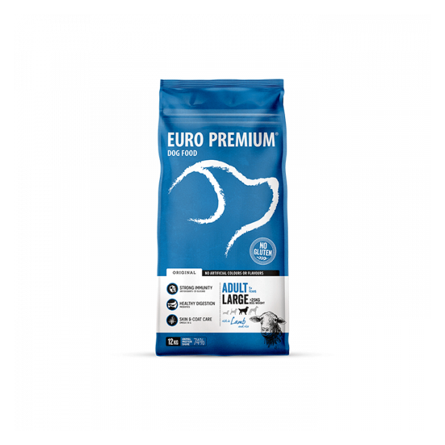 Euro-Premium Adult Large Lamb & Rice -12 kg 