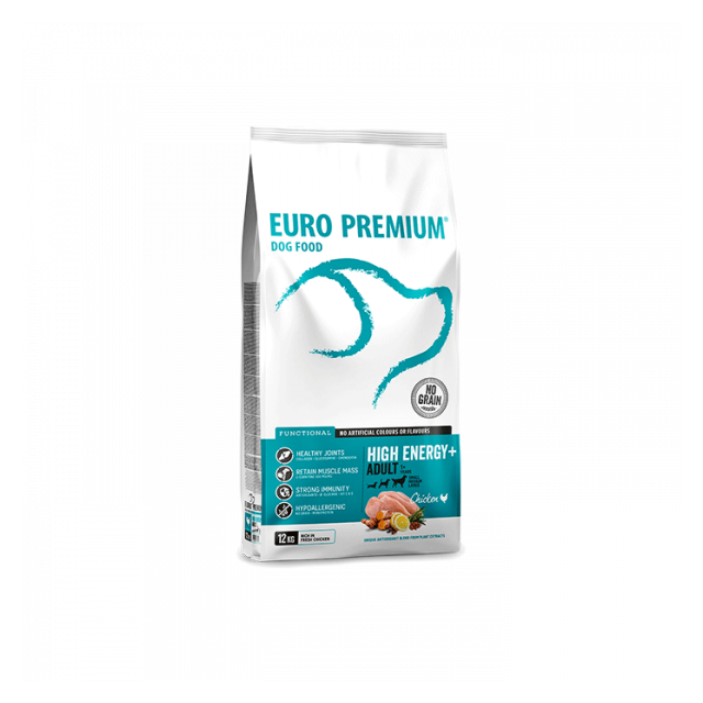 Euro-Premium Adult High Energy+ -12 kg 
