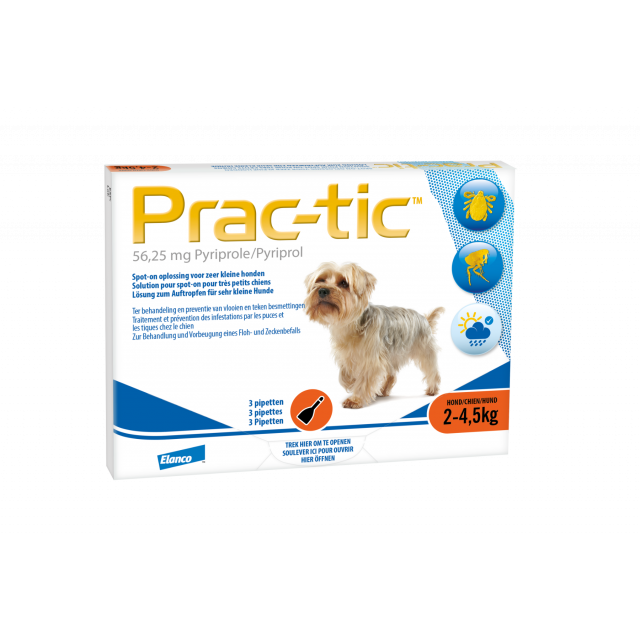 Prac-Tic (2 - 4,5 kg) - 3 pipetten