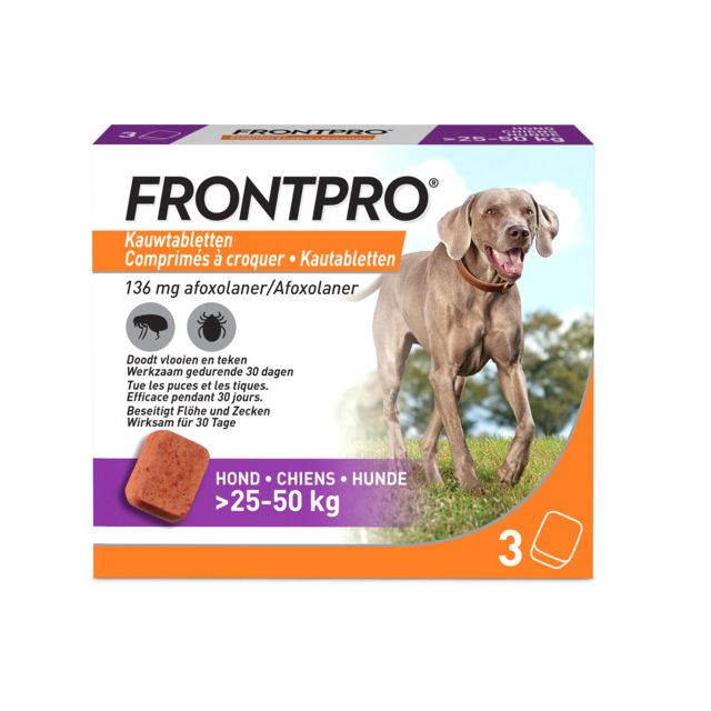 Frontpro Hond XLarge >25-50 kg- 3tabl