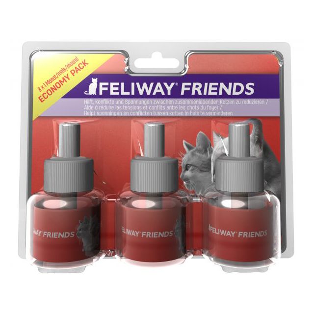Feliway Friends Navuling  3-pack - 3 x 48 ml  OP=OP