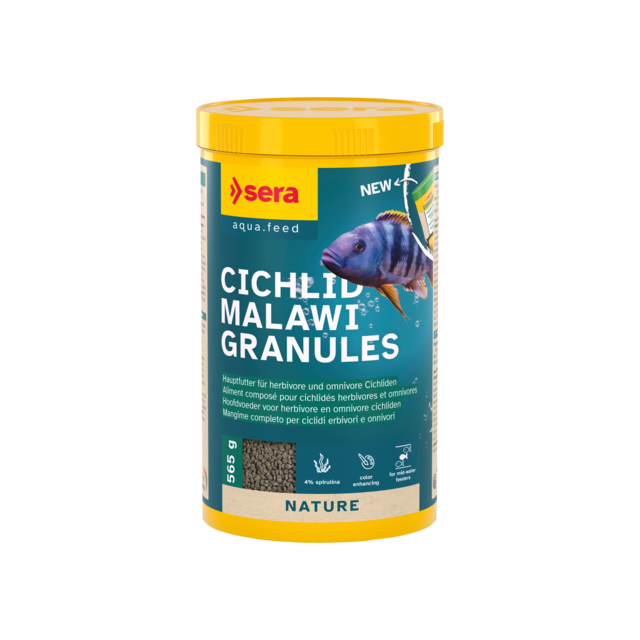 Sera Granugreen Cichlid Malawi Granules Nature -1000 ml