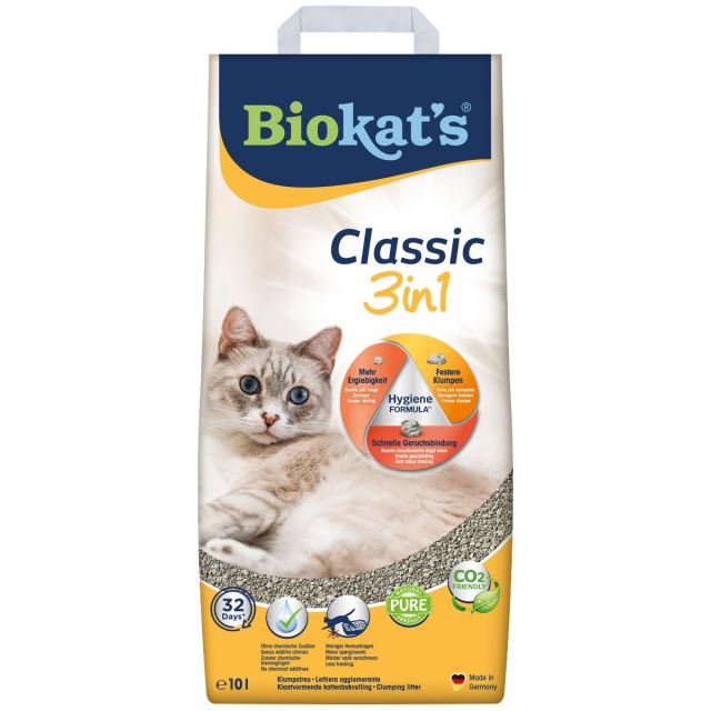 Biokat's Kattenbakvulling Classic 3-in-1 - 10 Liter 