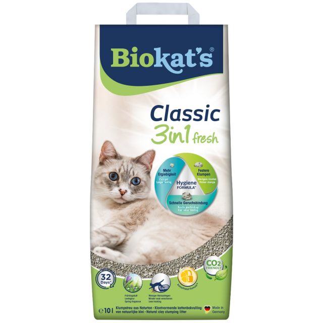 Biokat's Kattenbakvulling Classic Fresh 3-in-1 -10 liter 