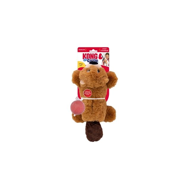 KONG Cozie Pocketz Bever -24x18x7.5 cm 