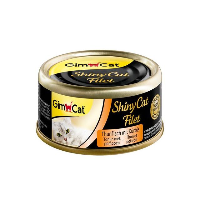 Gimcat Shinycat Filet Tonijn & Pompoen - 70 gr