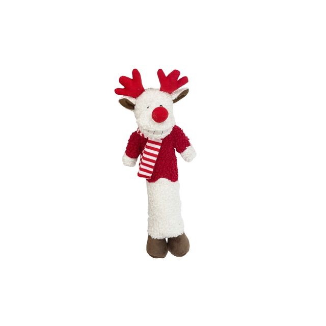 Xmas Happy pet Loofa rendier -32x14x8 cm 