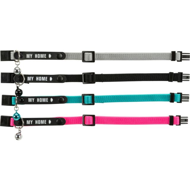 Trixie kattenhalsband Met Adreslabel - Diverse kleuren