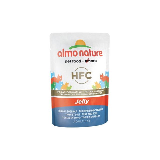 Almo Nature Tonijn & Tong in Jelly -55 gram