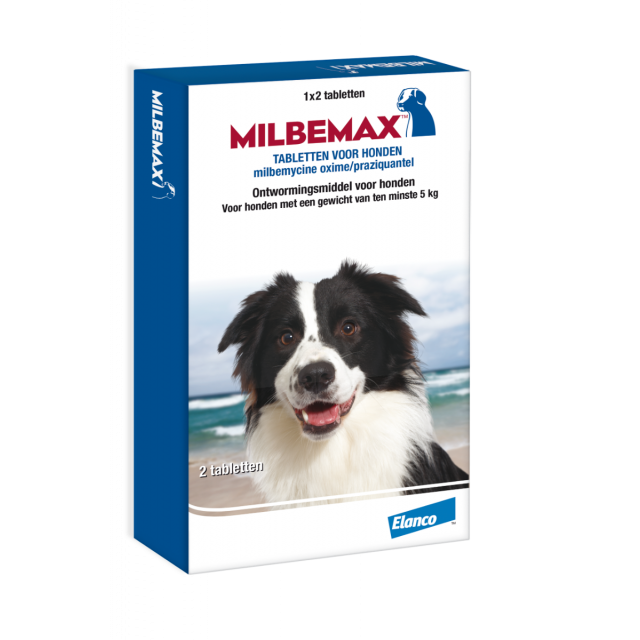 Milbemax Honden  (5-25 kg) -2 tabletten