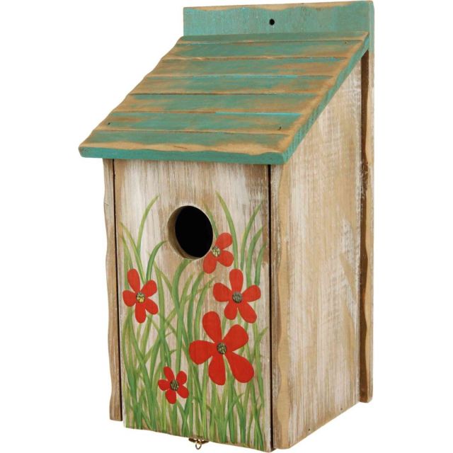 Trixie Nestkast Beschilderd Hout Voor Koolmees -15 × 28 × 14 cm/ø 3,3 cm