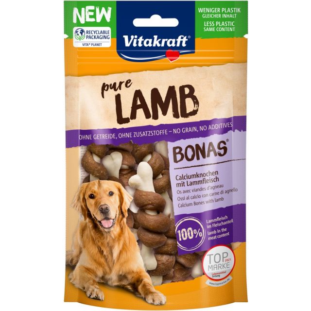 Vitakraft Pure Lamb Bonas Calciumbotten -80 gram