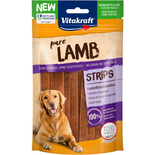 Vitakraft Pure Lamb Reepjes -80 gram