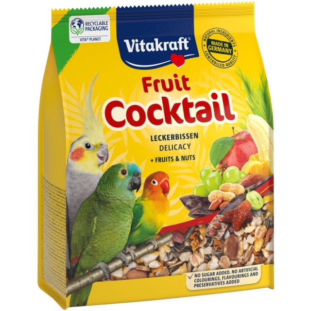 Vitakraft Cocktail Frutti Grote parkiet / Agapornide -250 gram